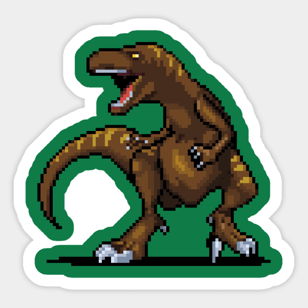 T-rex Sticker by littleCOLOR
